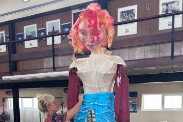 Meet Harriet: the 9ft puppet making her debut at this year’s Tram Sunday