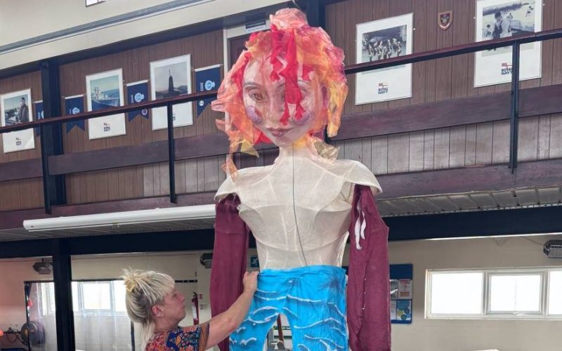 Meet Harriet: the 9ft puppet making her debut at this year’s Tram Sunday